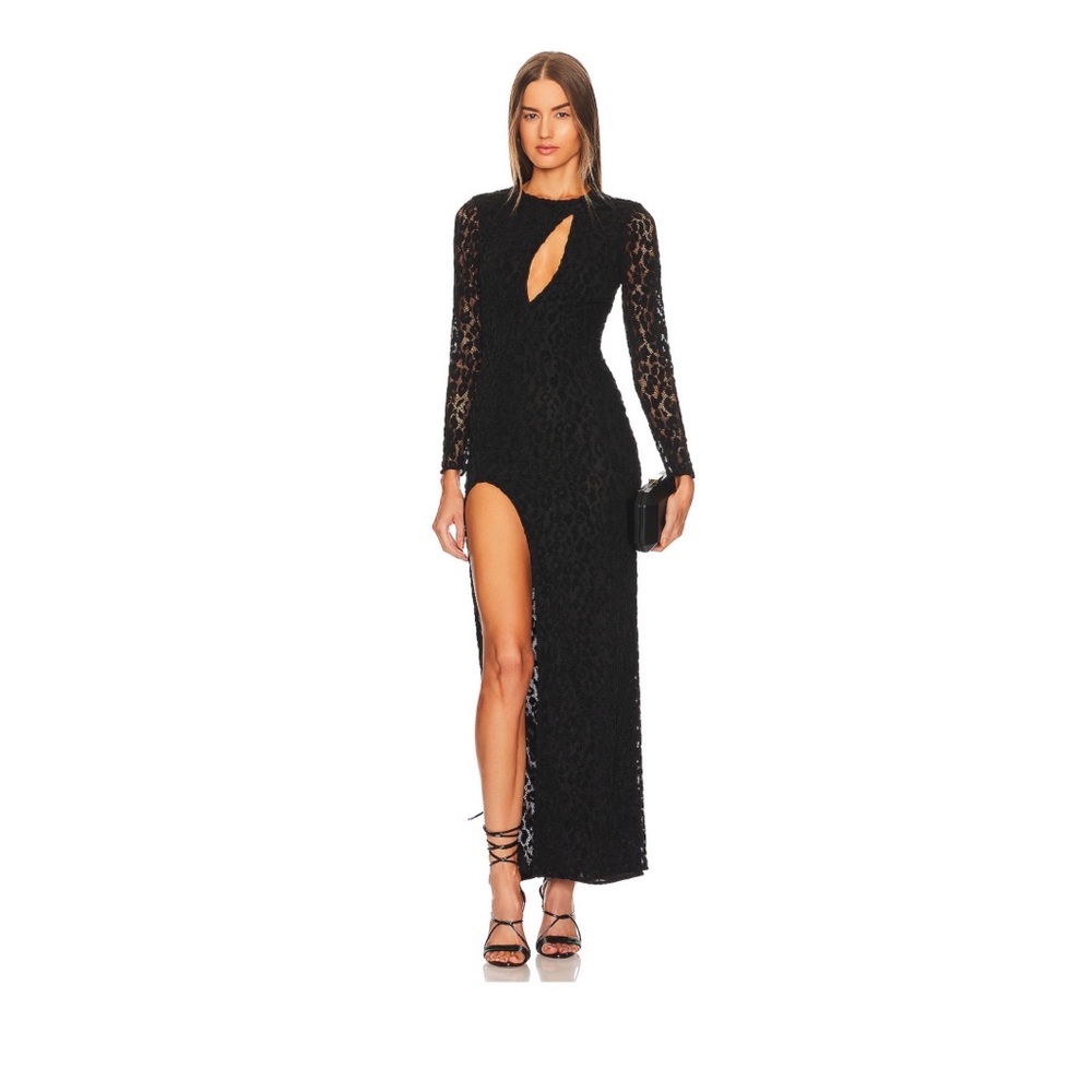Michael Costello lauren maxi dress